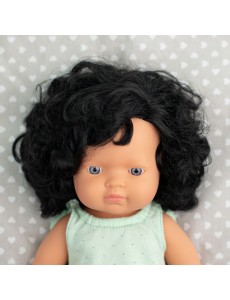 Boneca Caucasiana Cabelo Encaracolado